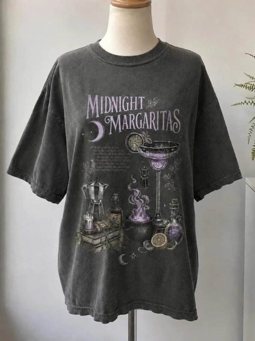Comfort Colors Unisex Midnight Margaritas Graphic T-Shirt - Pepper